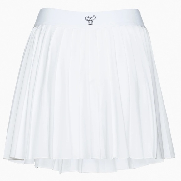 TnAction TnaMOVE™ Tennis Mini Skirt #97731 XS, White - Picture 3 of 4